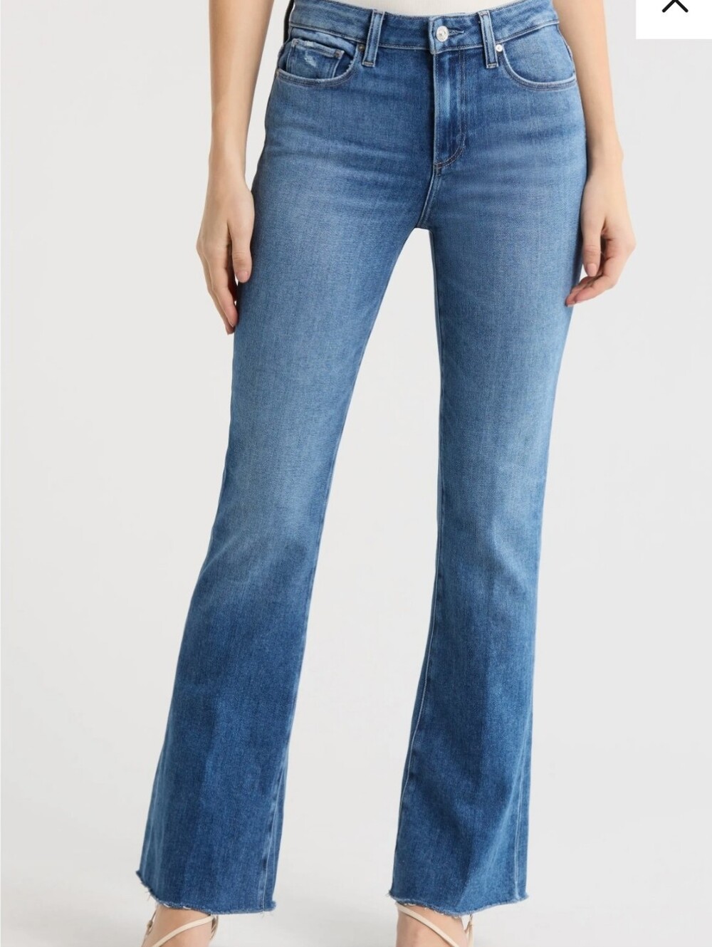 PAIGE High Rise Laurel Canyon Size 28 Bootcut Jeans